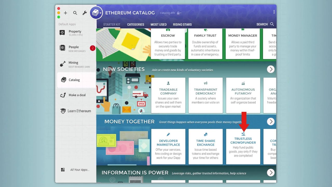 Ethereum presents Mist